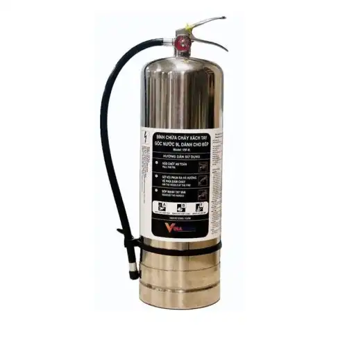 Bình chữa cháy inox 9L dành cho bếp – Foam AFFF 3% | Chính hãng Vinafoam