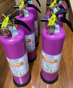 Bình chữa cháy Pin Lithium ORION 1L mini thực tế