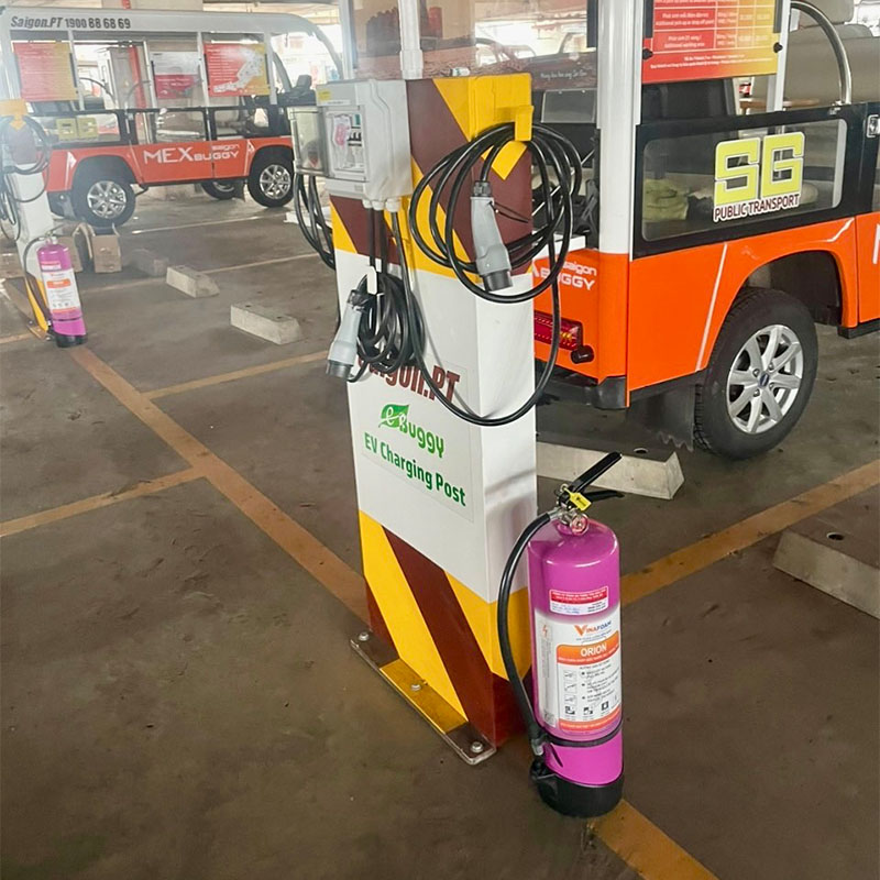 Bình chữa cháy Pin Lithium ORION 6L Bình chữa cháy Pin Lithium ORION 6L cho trạm sạc xe điện