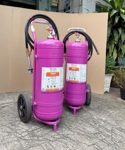 Bình chữa cháy Pin Lithium ORION 25L xe đẩy thực tế