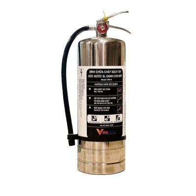 Bình chữa cháy inox 6L Foam AFFF 3% dành cho bếp Vinafoam